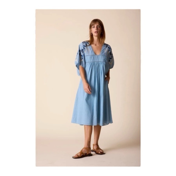 St. Roche Dresses & Skirts - St. Roche Lake Midi Dress - Wedgwood Blue NWT